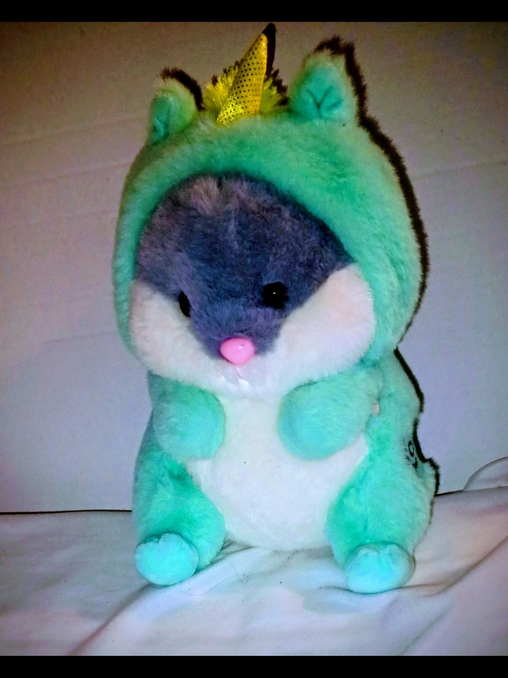 Plush Small Pet Costume Plush Toy - Mint Green Unicorn Hoodie